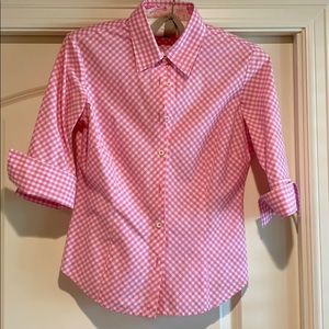 Lily Pulitzer gingham blouse